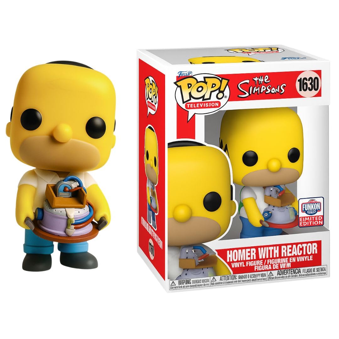 Pop! The Simpsons 1630 Homer with Reactor Funkon 2024