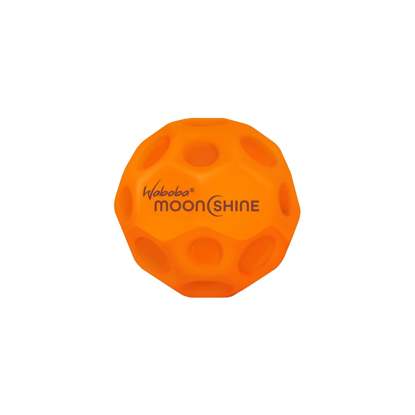 Waboba Moonshine Light Up Moon Ball, Orange