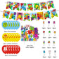 Number Birthday Decorations, Number Party Supplies Include Happy Birthday Banner, Cake Topper and Cupcake Toppers, Balloons for Kids Party Decor