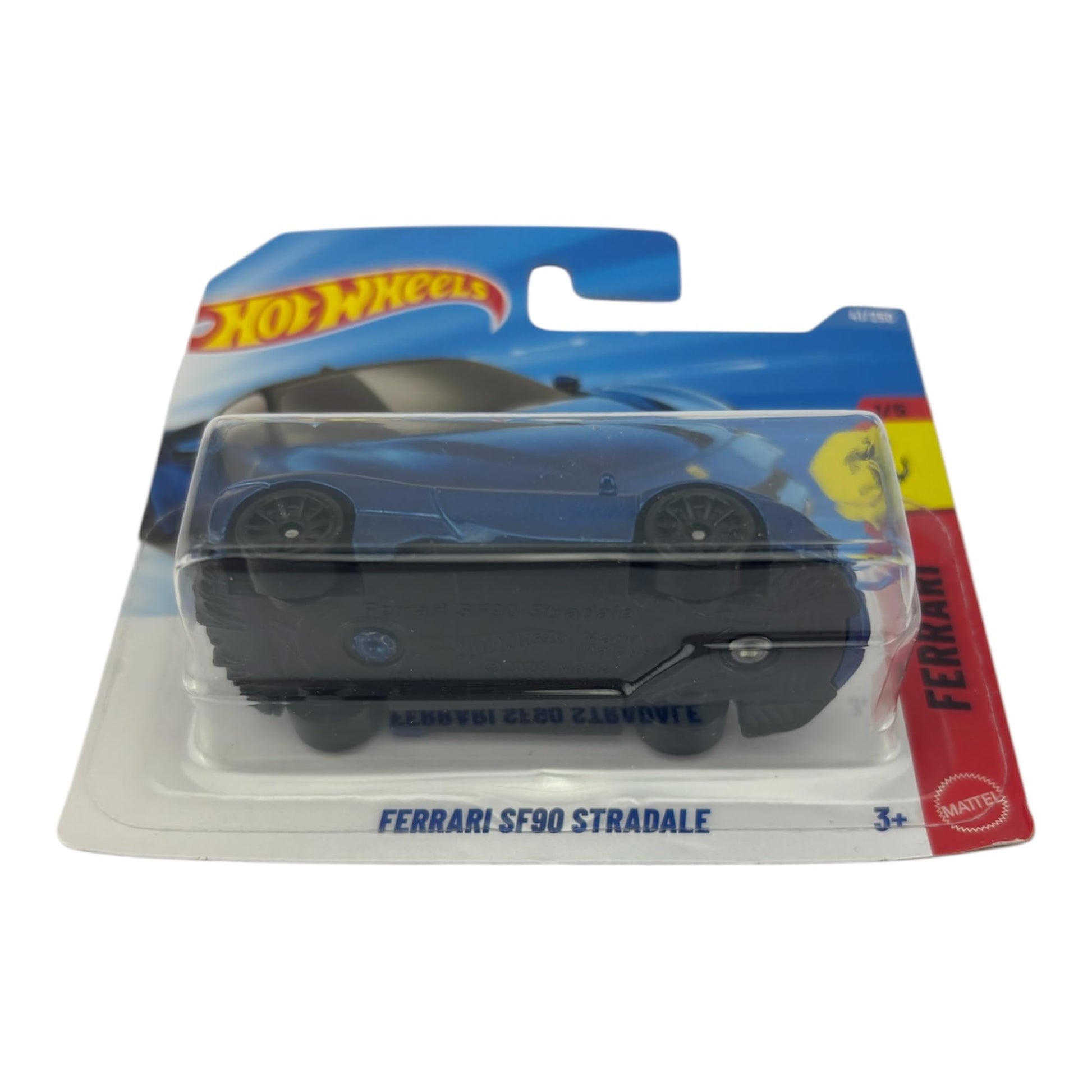 Hot Wheels Ferrari SF90 Stradale [Blue] 1/5, 41/250, 1:64 Scale Diecast Toy Vehicle