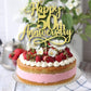Dxsdgetue Gold Glitter Happy 50th Anniversary Cake Toppers - Wedding Anniversary Party, Company Anniversary Party, 50th Birthday Selected Decorations