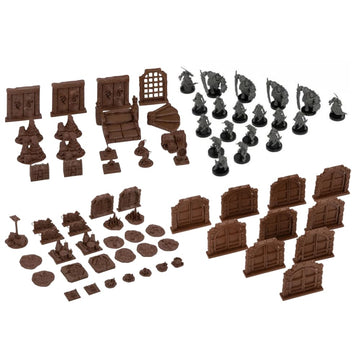 Steamforged Games Bardsung Bundle: Distant Depths, Upper Levels, 3D Doors, and Hobgoblin (4 items)