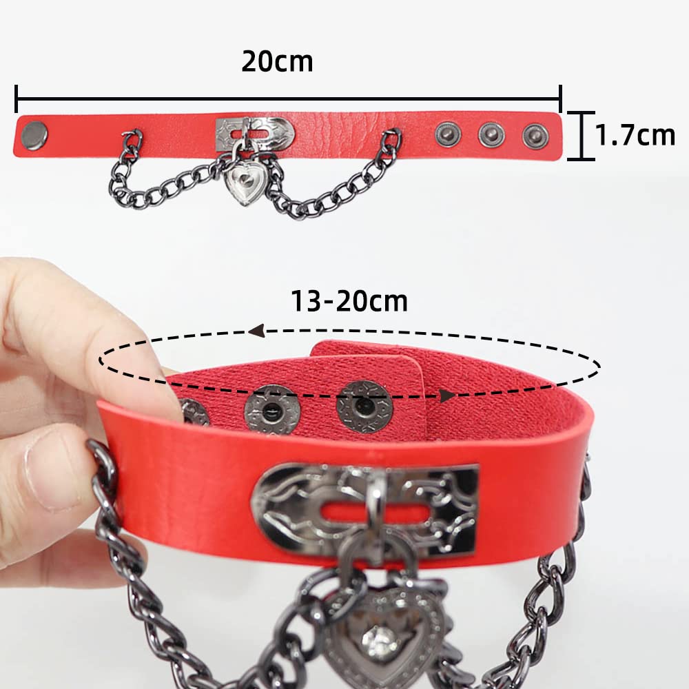 niannyyhouse Doll Accessories Dress up Chain Love Collar for 15cm 20cm Plush Doll