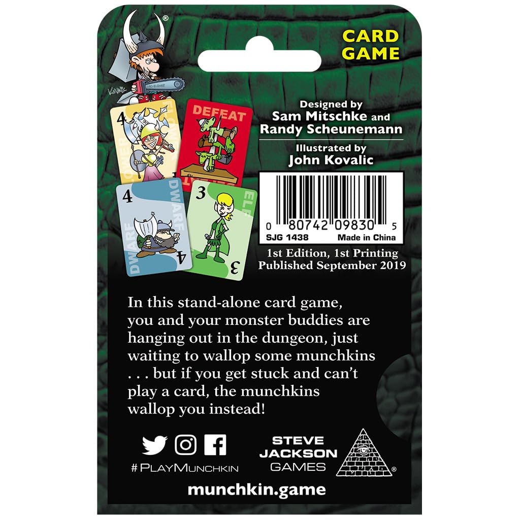 Munchkin Mighty Monsters, Blue and Red
