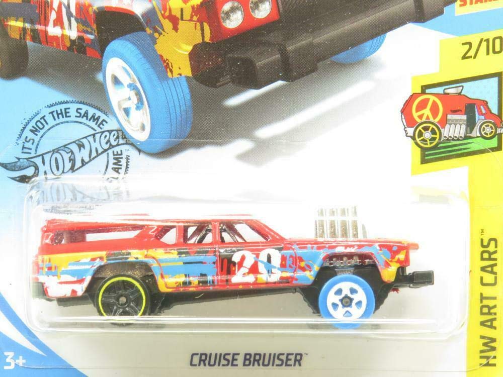 Hot Wheels 2020 Hw Art Cars Cruise Bruiser, Red 66/250