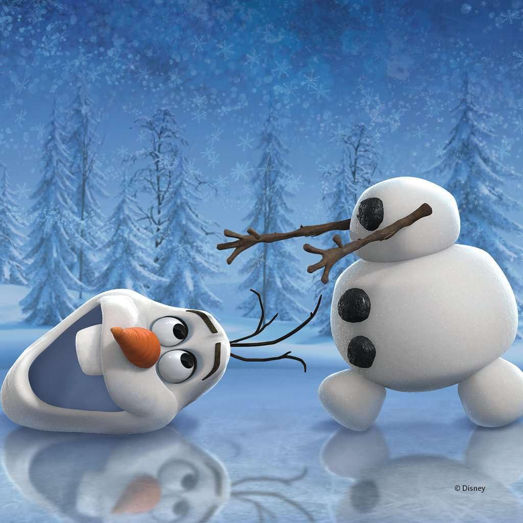 Ravensburger Disney Frozen Winter Adventures Puzzle Set - 3 x 49-Piece Jigsaw Puzzles for Kids | Unique Piece Design | Enhances Concentration