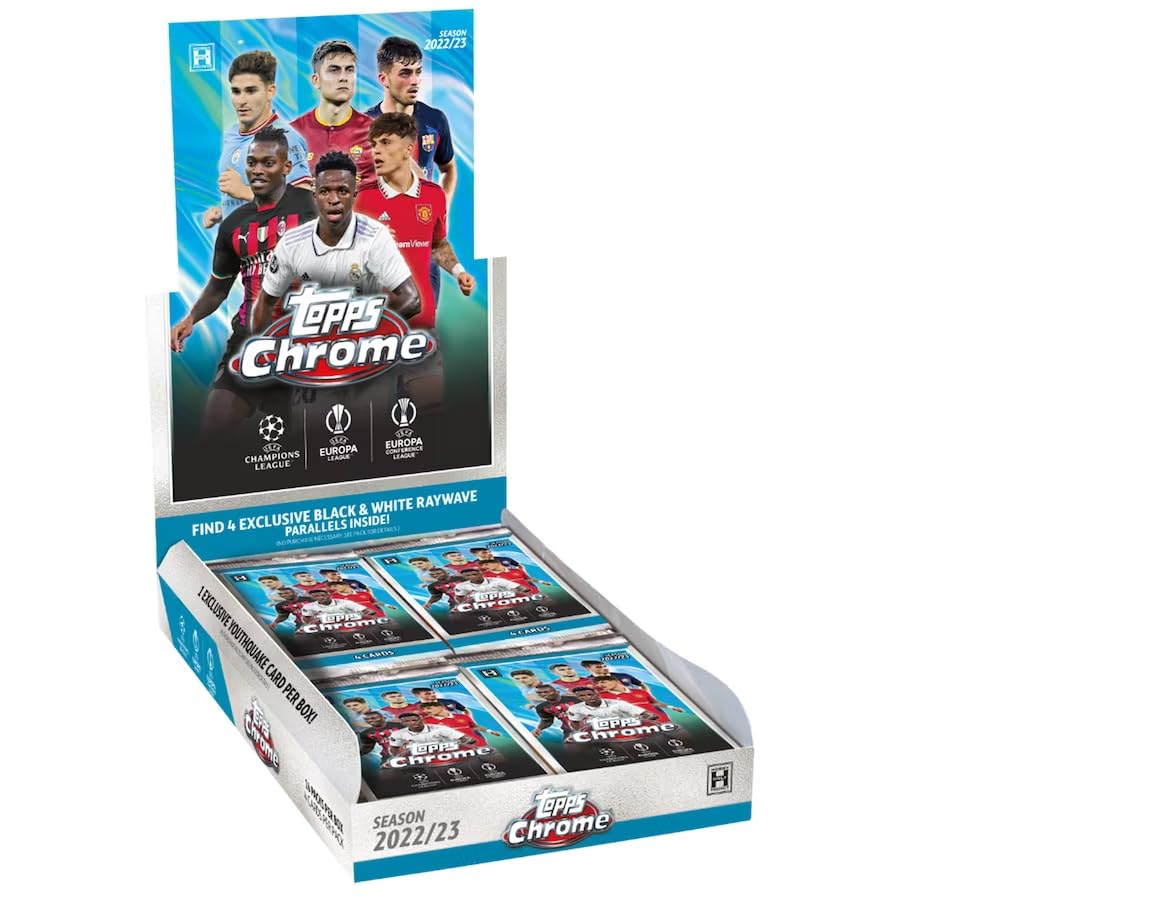 2022/23 Topps Chrome UEFA Club Competitions Soccer Lite Box