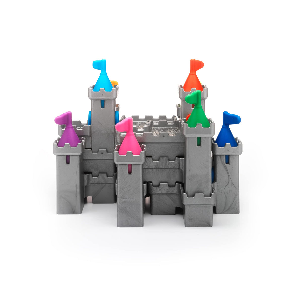 SmartGames Tower Stacks - 3D Castle Stacking Puzzle Game, Ages 8+