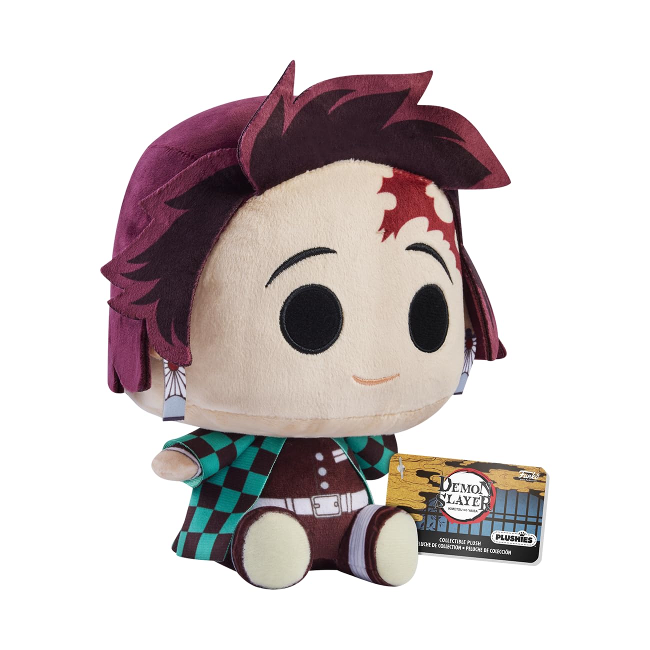 Funko Plush: Demon Slayer - 7" Tanjiro Kamado - Collectable Soft Plush - Birthday Gift Idea - Official Merchandise - Stuffed Plushie for Kids