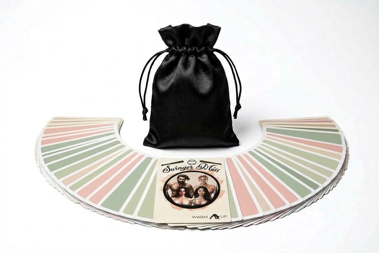 SwingerMiss A Wild Adult Party Game of Intrigue, Fun, & Intimacy - Ignite Passion & Explore Desire with 80 Novel Cards.