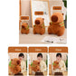 JPORSHU Capybara Plush Toy? 14inch Capybara Plush with Strawberry Hat? Kawaii Capybara Stuffed Animal and Home Decor Gifts