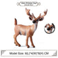 JOKFEICE Deer Animal Figures, 6PCS Realistic Plastic Woodland Figurines - Forest Animal Toys for Kids, Christmas Decorations, Birthday Cake Toppers