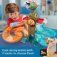 Fisher-Price DC League of Super-Pets Daily Planet Rescue die-cast Vehicle Racetrack playset with Vehicle Launcher and 2 ramps for Kids Ages 3 and up