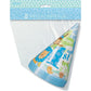 Safari 1st Birthday Party Cone Hats - Blue, 8 Pcs