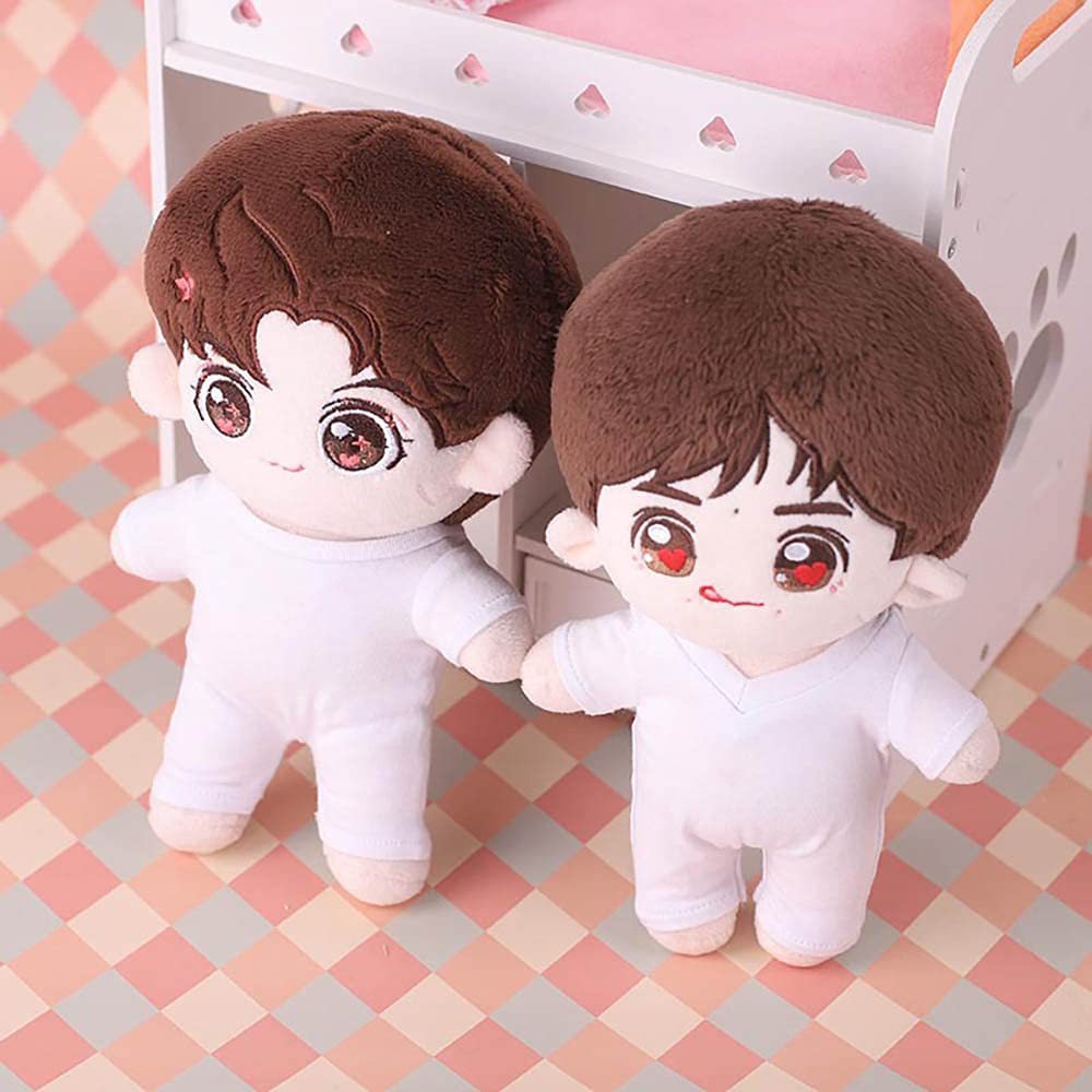 niannyyhouse 20cm Plush Doll Clothes V-Neck Anti-Stain Underwear Doll Dress up (20CM-V-Neck)