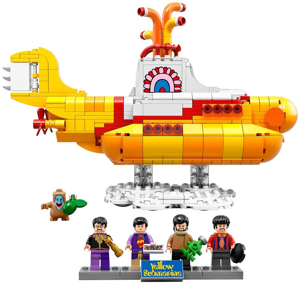 LEGO Ideas Yellow Submarine (21306) - Building Toy and Popular Gift for Fans of LEGO Sets and The Beatles (553 Pieces)