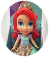 Amarina Packed in Clear Box for Gift Disney Princess Mini Poseable 3.5'' Doll Choose from All 11 Style Princess Characters (Ariel with Legs)