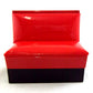 Dollhouse Miniature 1:12 Scale 1950's RED Booth Bench #T5900