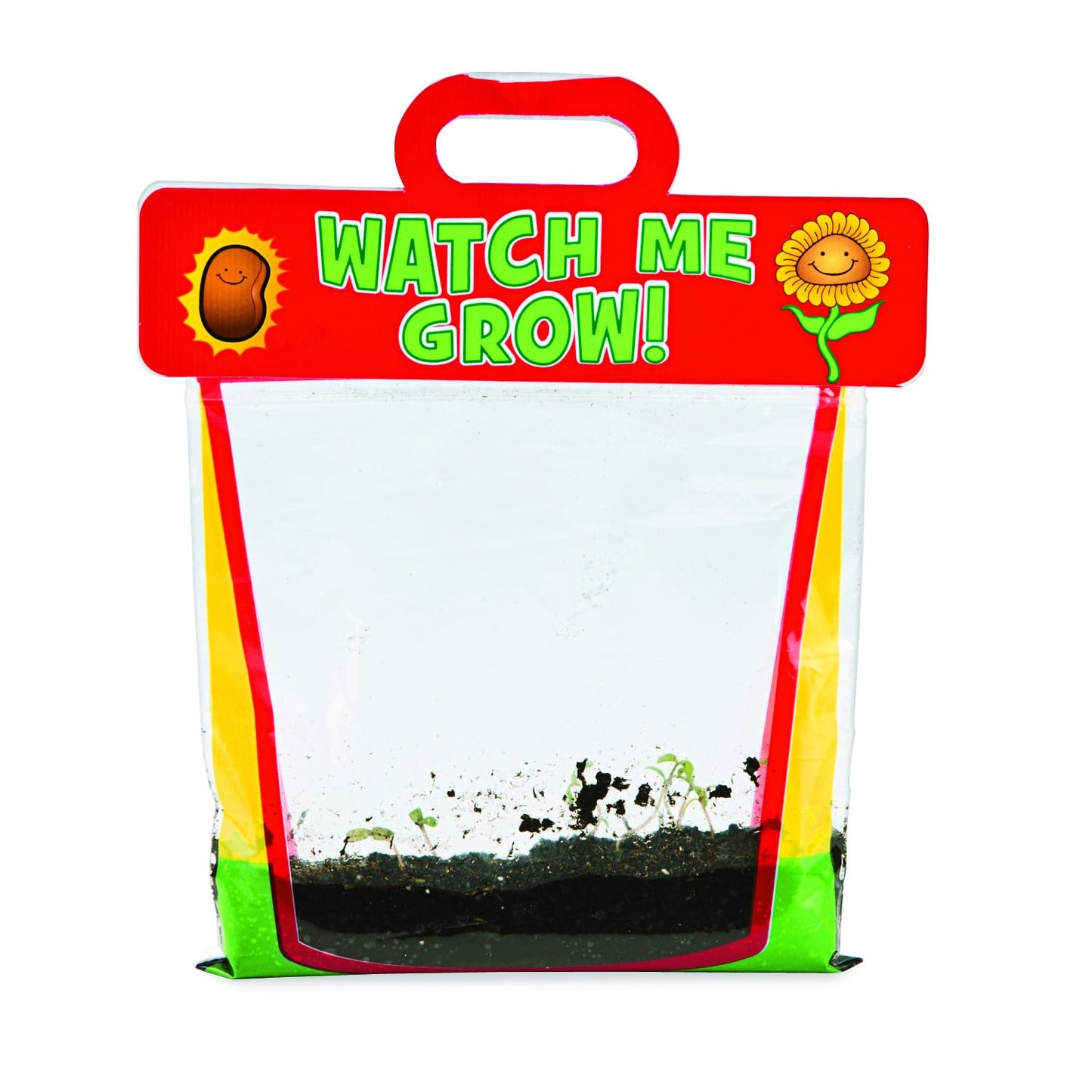 Fun Express Clear Vinyl Pocket Greenhouses - 6.5" x 9" See-Through Mini Greenhouses for Educational Activities and Learning Fun for Kids - 12 Pieces