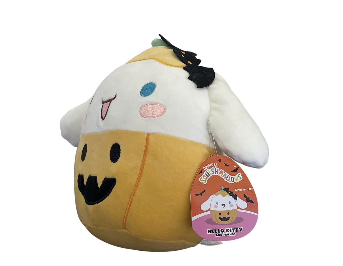 Squishmallow 8" Cinnamoroll Hello Kitty - Officially Licensed Kellytoy Plush - Collectible Soft & Squishy Halloween Stuffed Animal Toy - Add to Your