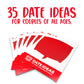 Pillow Talkn 35 Date Night Ideas Couples Gift Scratch Off Cards with Date Ideas for All Couples