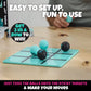 Dude Perfect Sticky Tic Tac Toe, Kids Tabletop Activity, for Family Game Night, Perfect for a Gift and Parties, 2 Players, Ages 4+
