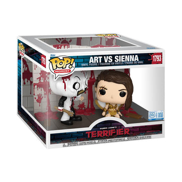 Funko Pop! Moments: Terrifier 2 - Art vs Sienna - Amazon Exclusive - Collectable Vinyl Figure - Gift Idea - Official Merchandise - Horror Fans - Model