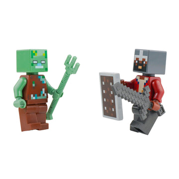 LEGO Minecraft Mini Set: Hero with Drowned Minifigure