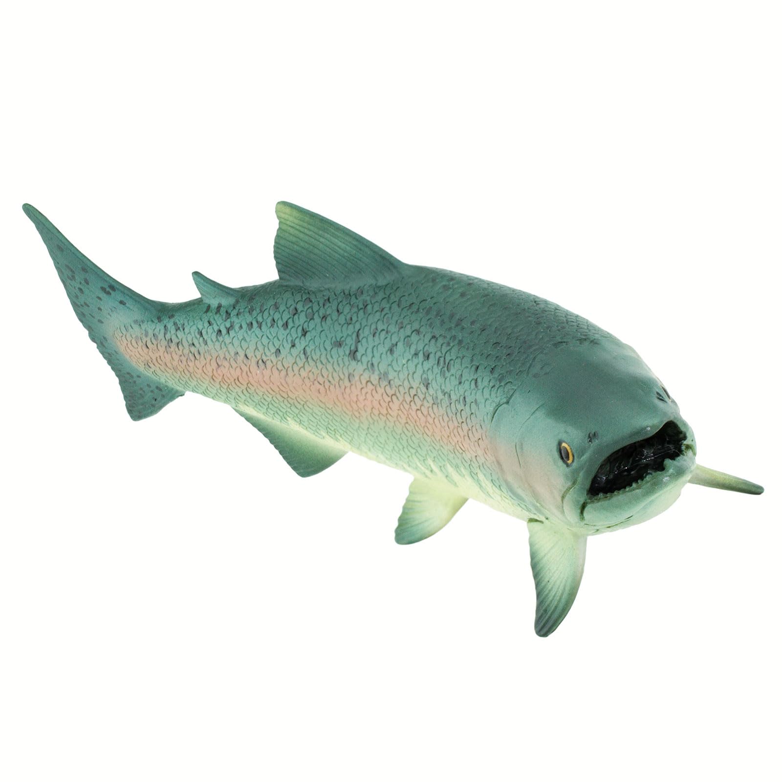 Safari Ltd. Salmon Fish Figurine - Detailed 7" Plastic Model Figure - Fun Educational Play Toy for Boys, Girls & Kids Ages 3+
