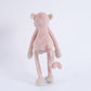 Stridewell 12in Pink Monkey Stuffed Animal Plush Toy, Soft Hugging Gift