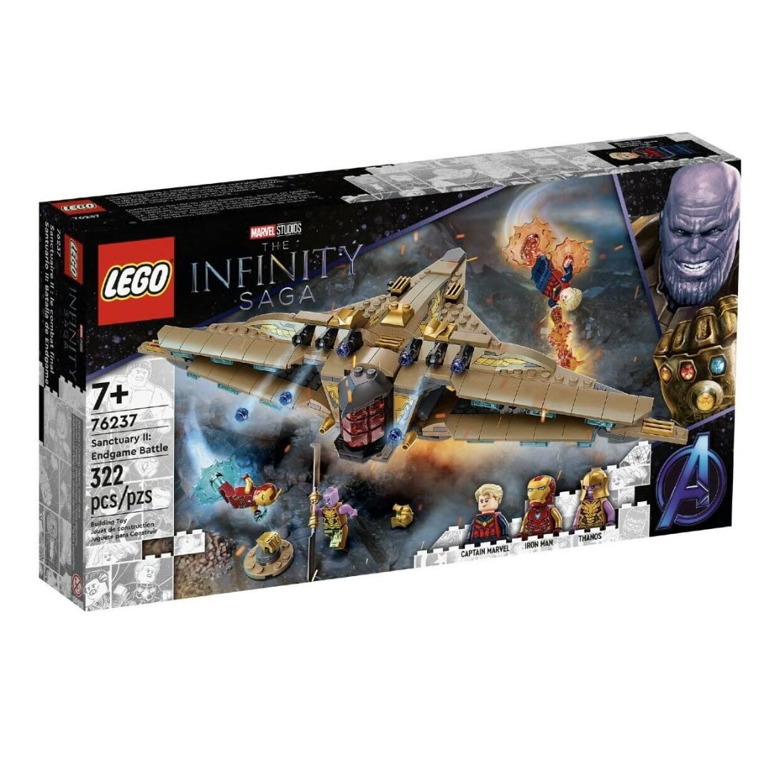 LEGO Marvel Sanctuary II Endgame Battle 76237 Thanos Spaceship Building Toy (322 Pieces) Gift 2021
