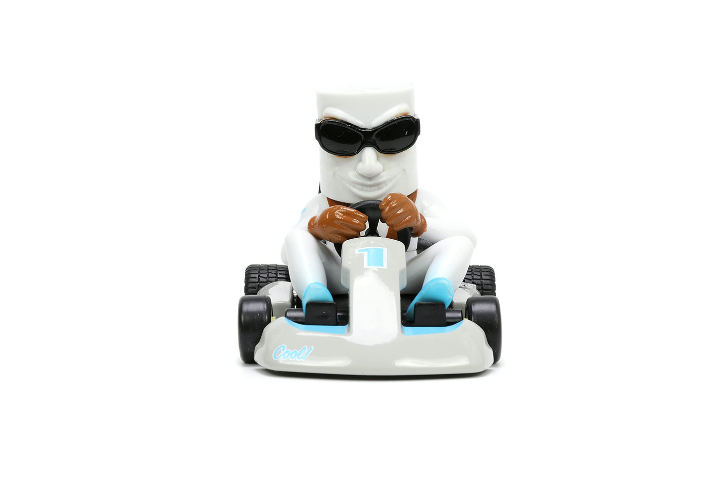 Jada Toys Fart Karts Cool Wipes Pull Back Car, 3.5” Toys for Kids Ages 6+ (32789)