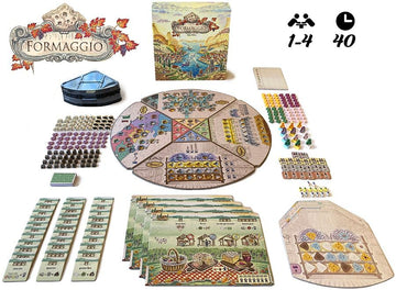 Formaggio Board Game (Standard Edition) - The Italian Cheesemaking Euro Strategy Game, Worker-Placement, Family Fun for Kids & Adults, Ages 14+, 1-4