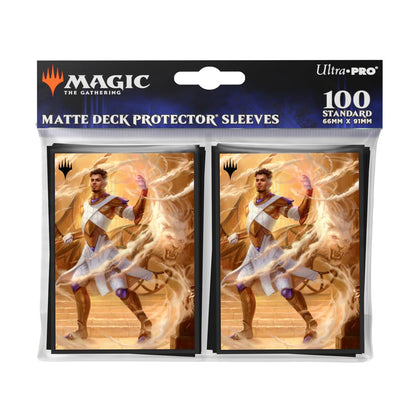 Ultra PRO - Aetherdrift Basri, Tomorrow’s Champion 100ct Deck Protector® Sleeves for Magic: The Gathering, Sports Cards, MTG, D&D Cards, Sized to Fit