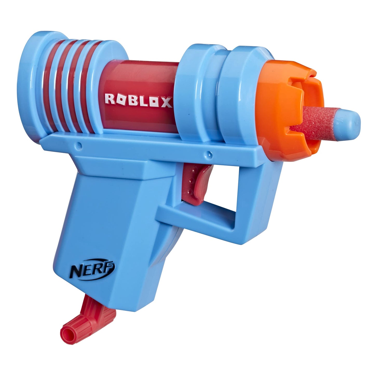 Nerf Roblox Mad City: Plasma Ray Dart Blaster, Pull-Down Priming Handle, 2 Elite Darts, Code to Unlock in-Game Virtual Item