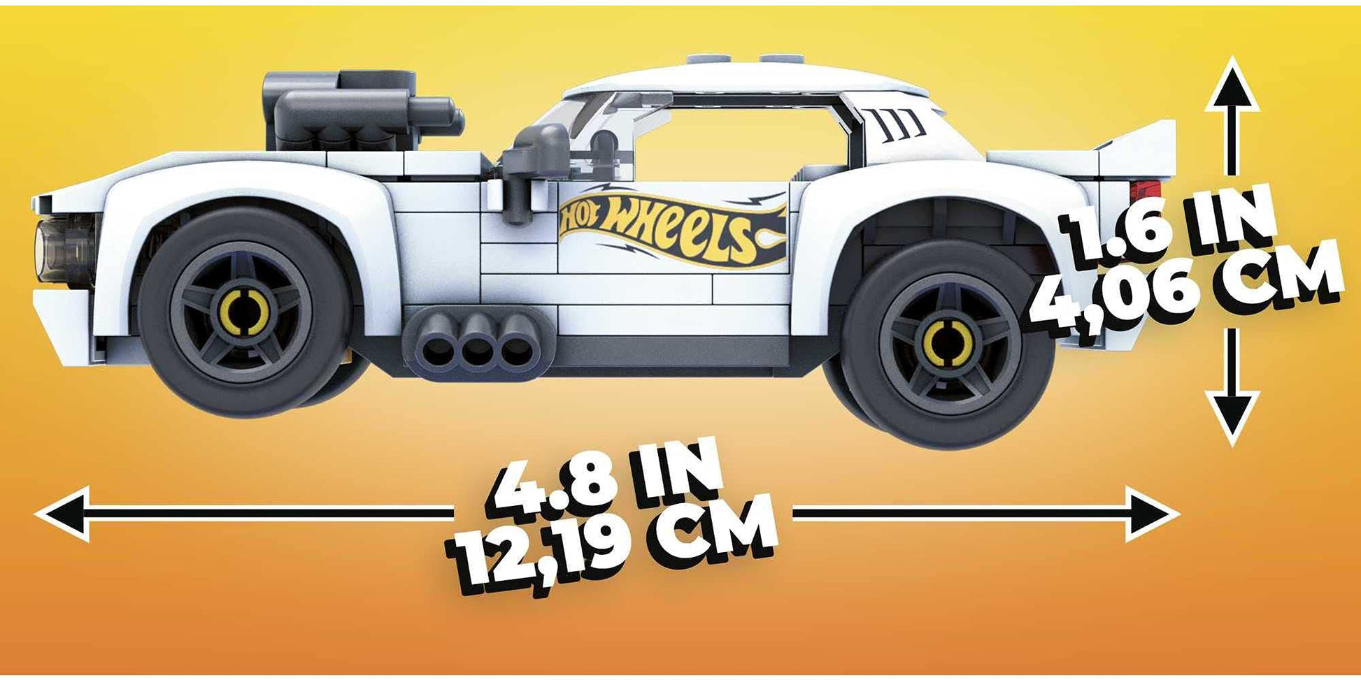 Hot Wheels Mega Rodger Dodger Vehicle Building Set - 98 Piece