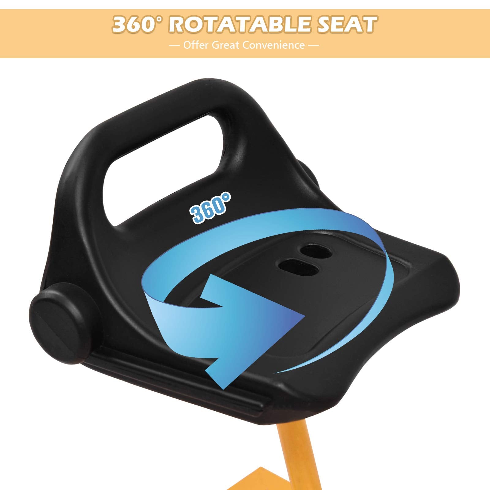 GLACER Sand Digger, 360° Rotation Ride on Excavator with Widened Base
