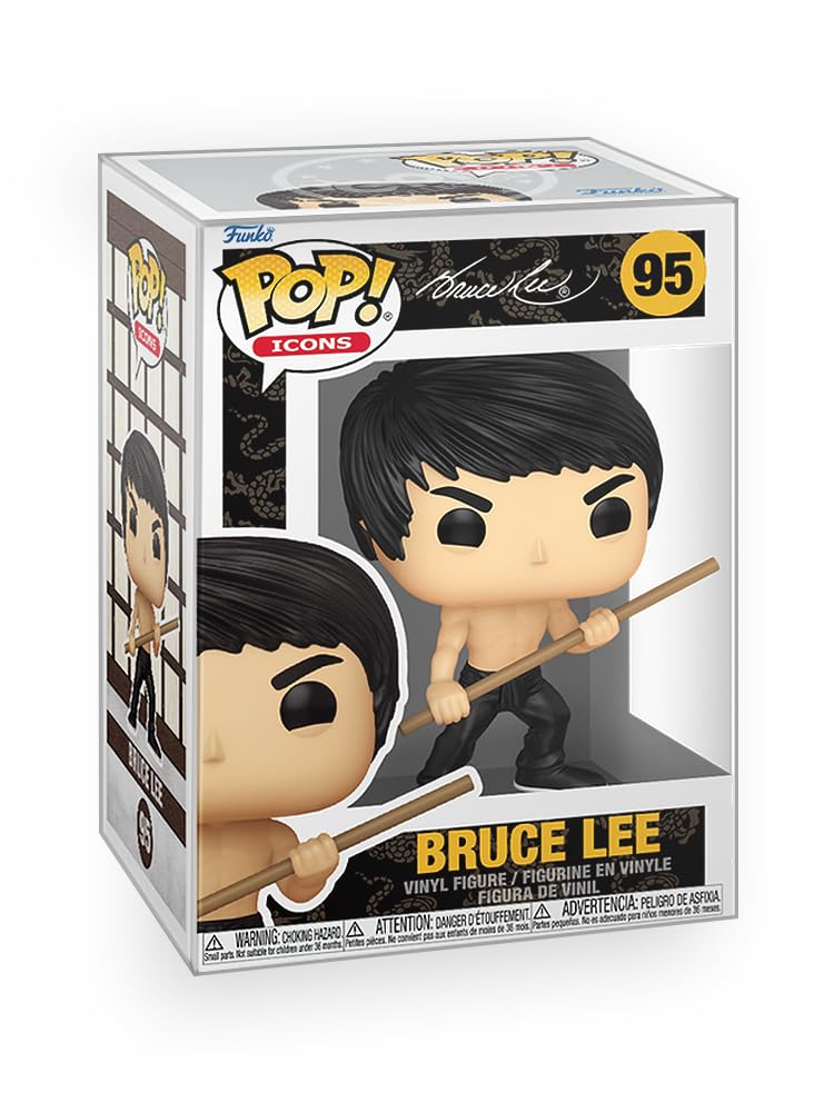 Funko Pop! Icons: Bruce Lee - Set of 2 - Bruce Lee Vinyl Figures