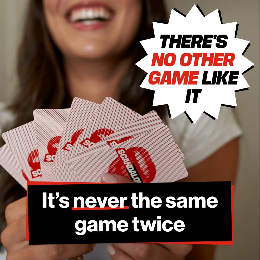 OFF TOPIC Scandalous Card Game for Adults - The Always Up-to-Date Adult Party Game - Hilarious Adult Game with Content Updated Weekly for Never-Ending