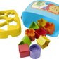 Fisher-Price Infant Toy Baby’s First Blocks, 10 Shapes & Storage Bucket, Sorting Activity for Fine Motor Skill Development Play Ages 6+ Months