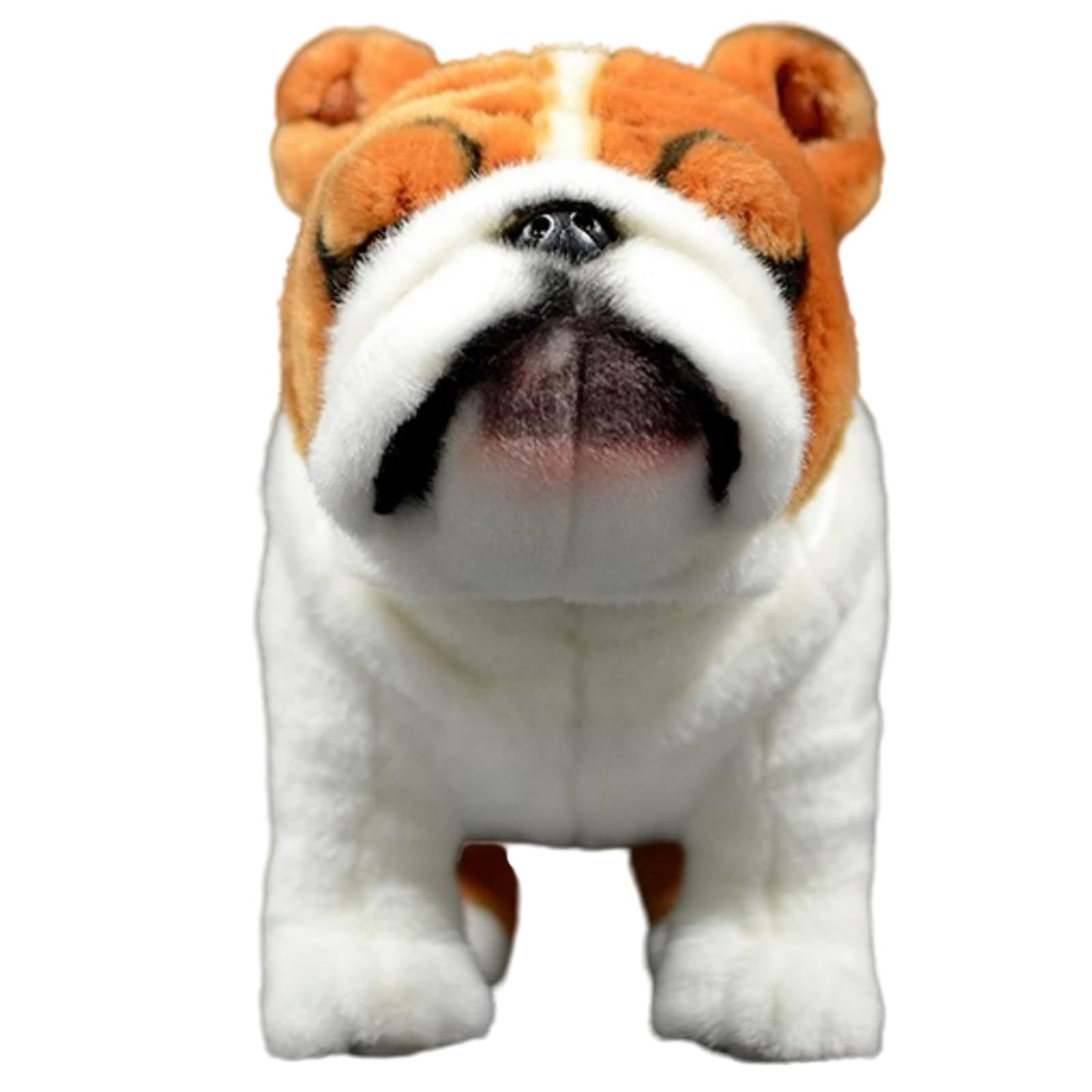 FRANKIEZHOU Lifelike Bulldog Plush-11.8" Bulldog Stuffed Animal,Soft Dog Stuffed Animals for Girls and Boys,Kid's Plush Toy,Hugging Plush