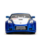 Jada Toys JDM Tuners 1:24 Scale Die-Cast 2003 Nissan 350Z Exedy- Opening Doors, Detailed Interior, Rubber Tires, Collectible for Ages 8+(Candy Blue)