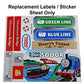Replacement Parts for Thomas The Train - GRF01 ~ Thomas & Friends All Around Sodor Deluxe ~ Replacement Labels/Sticker Sheet
