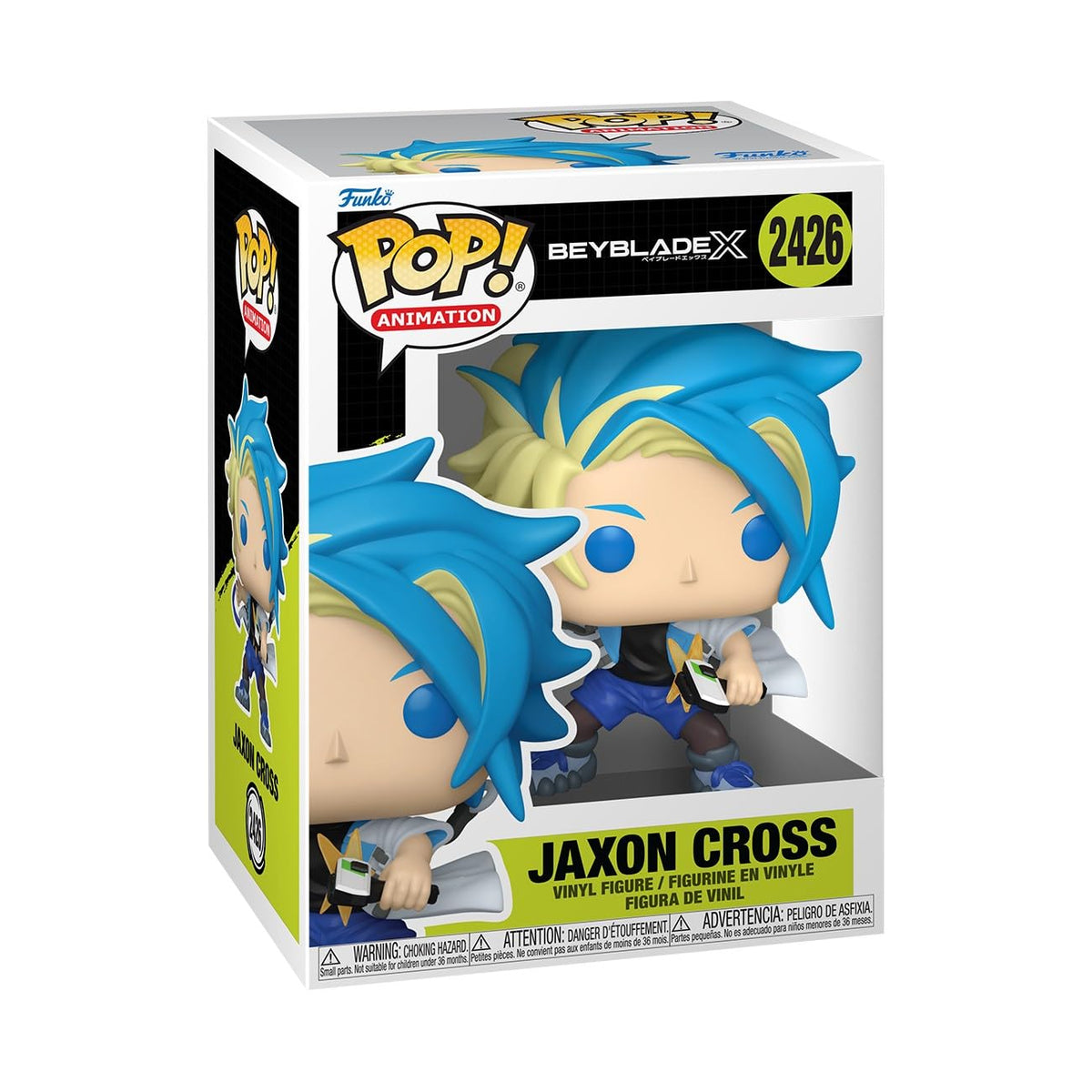Funko POP! Animation: Beyblade X - Jaxon Cross (1 in 6 Chase Chance)