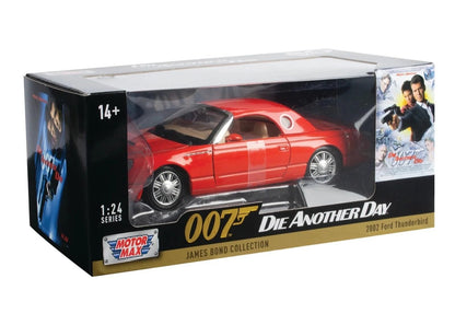 Motor Max 1:24 Scale Diecast Model Car Compatible with Ford Thunderbird from James Bond Die Another Day in Orange