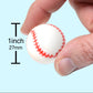 25 Bouncy Balls for Kids Party Favors Small Rubber Superball Baseball, 27mm