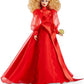 Barbie Collector Mattel 75th Anniversary Doll (12-in Blonde Curly Hair) in Red Chiffon Gown, with Doll Stand and Certificate of Authenticity