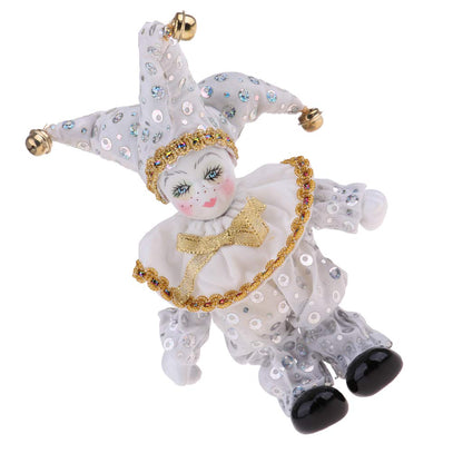 SM SunniMix 8inch Lovely Porcelain Dolls Italian Dolls Model Standing Doll Desktop Decoration Collectibles White