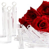112 Pack Mini Wedding Bubble Wands, White Circle Party Favors for Guests