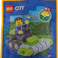 LEGO City: City Worker Minifigure with Lawn Mower